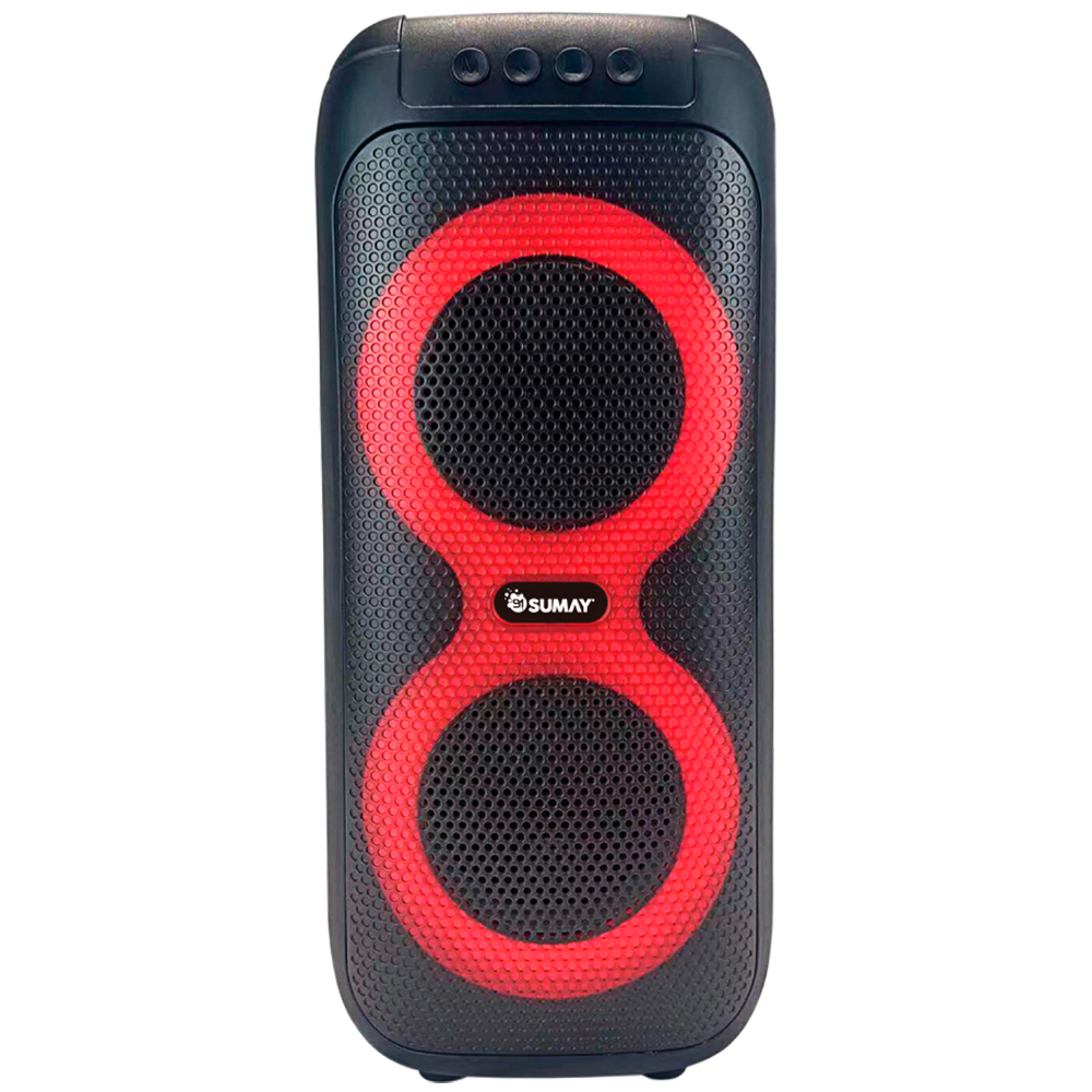 Caixa de Som Portátil Sumay Slim Box 60W Bluetooth