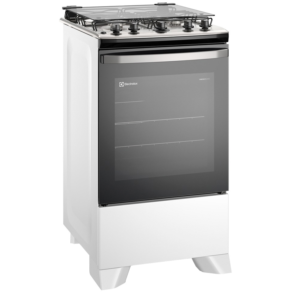 Fogão Electrolux Efficient FE4IB Automático Mesa Inox Forno 72,6L