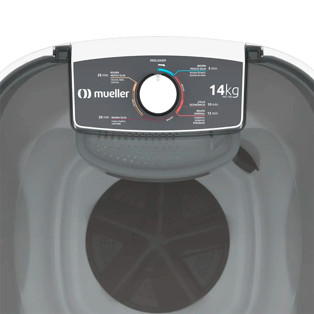 Tanquinho Mueller 14kg Semiautomático com Agitador Removível MLT14B — foto 9