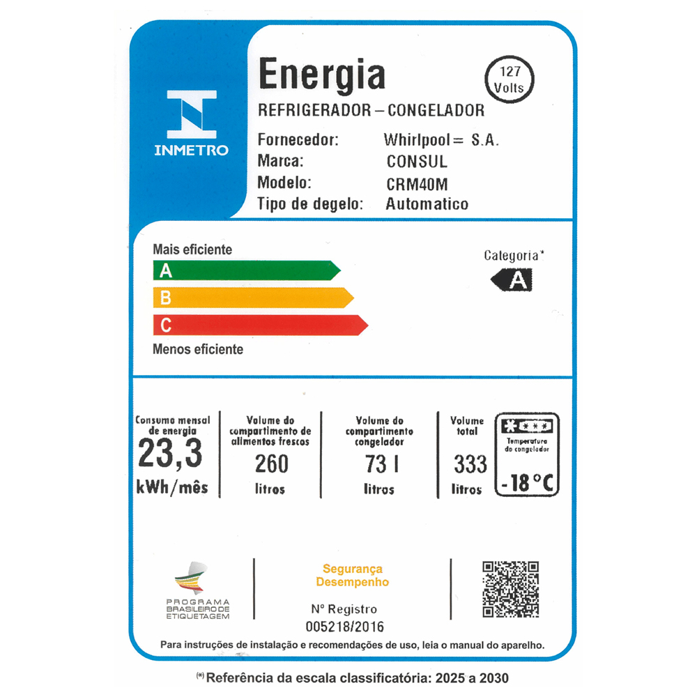 Geladeira Consul 333L Frost Free Duplex CRM40MB — foto 12