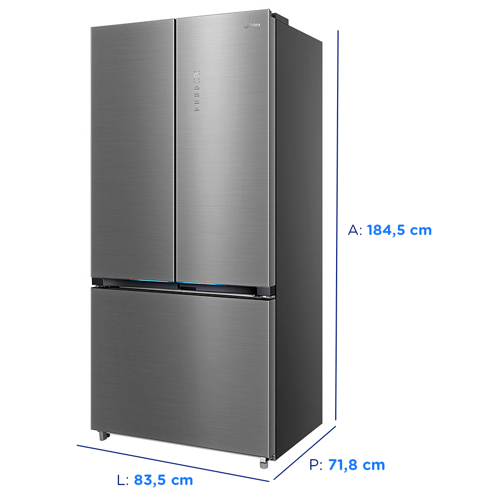 Geladeira Midea 672L Frost Free Multidoor Inverter MDRM905MMD463 — foto 3