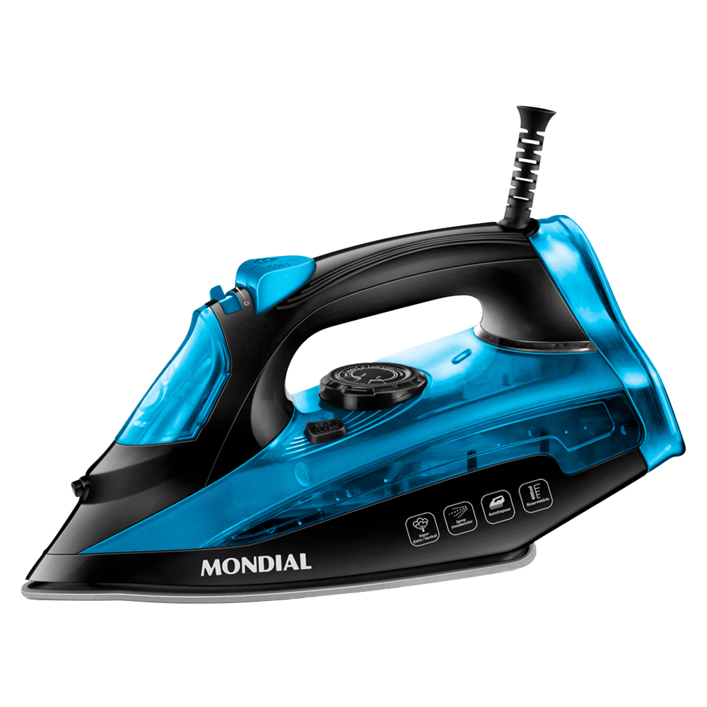Ferro de Passar a Vapor Mondial Diamond Ceramic F-53 1200W