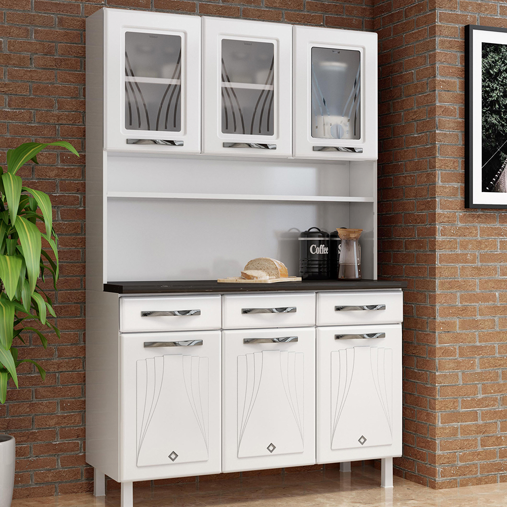 Cozinha Compacta 6 Portas 3 Gavetas Star Telasul — foto 9