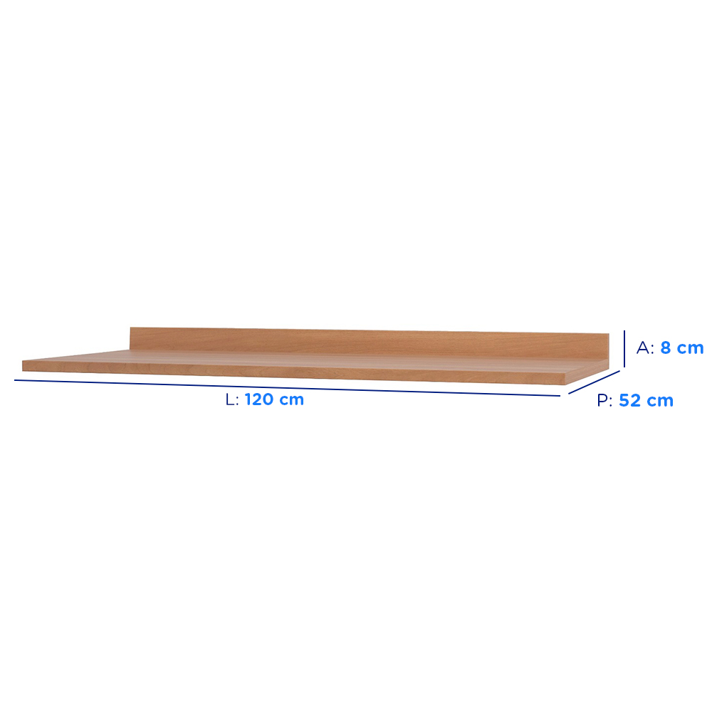 Tampo para Balcão 120cm Macadamia - Telasul — foto 4