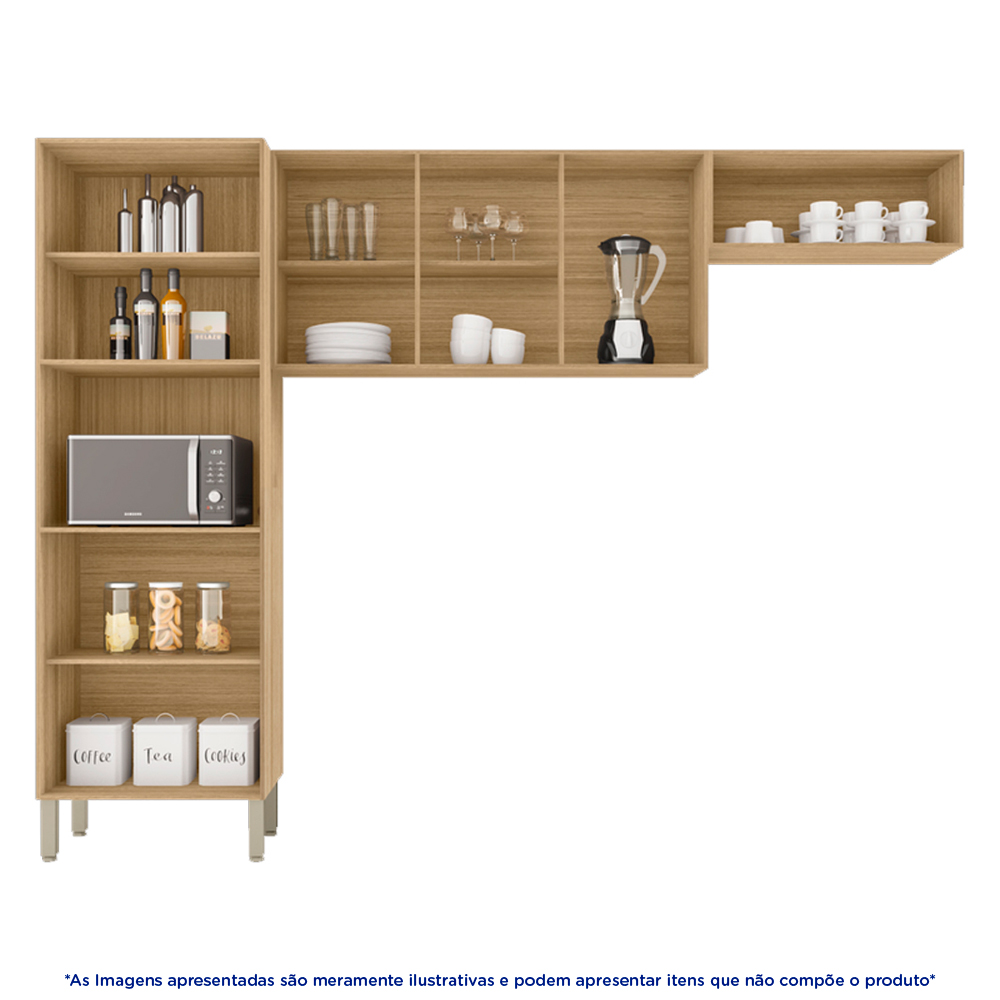 Cozinha Compacta Kit's Paraná Versalhes 9 Portas — foto 4