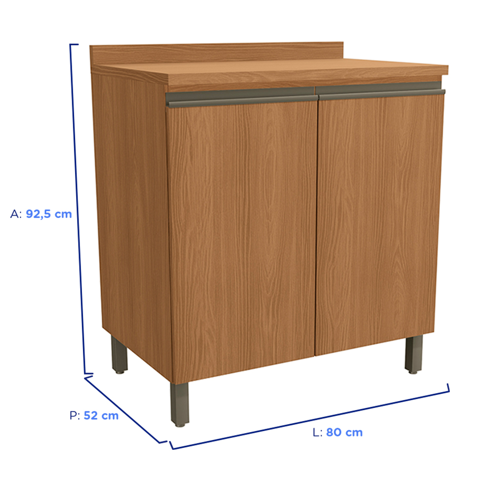 Balcão Kappesberg Maxxi 80cm MDP com Tampo — foto 3