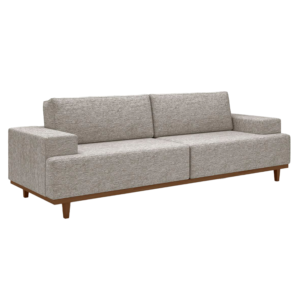 Sofá 3 Lugares Pluma Mumbai 254cm - Fabone — foto 3