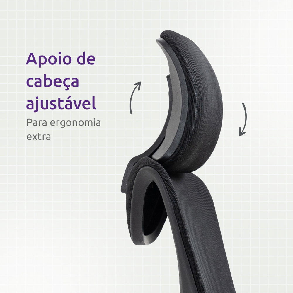 Cadeira Giratória Viper Pro Creative com Rodízios e Ajuste de Altura — foto 11