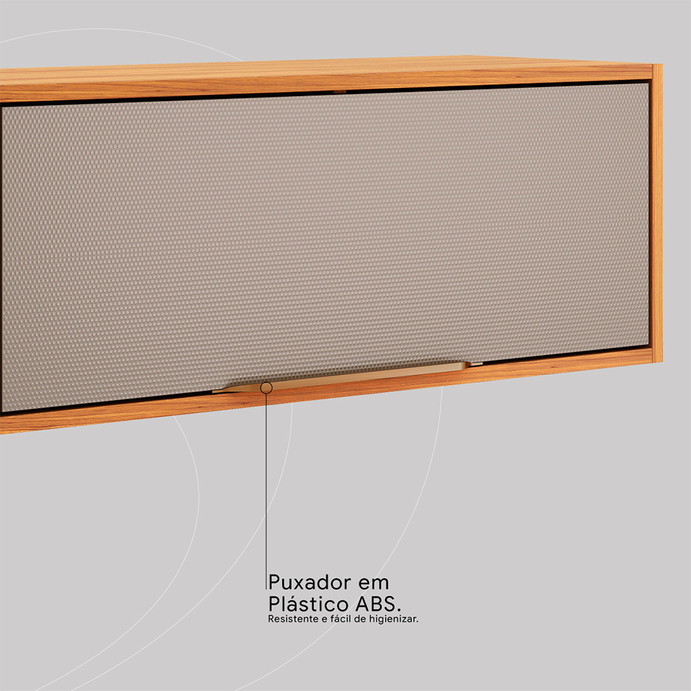 Armário Aéreo Demóbile Plena 80cm 1 Porta MDF — foto 8
