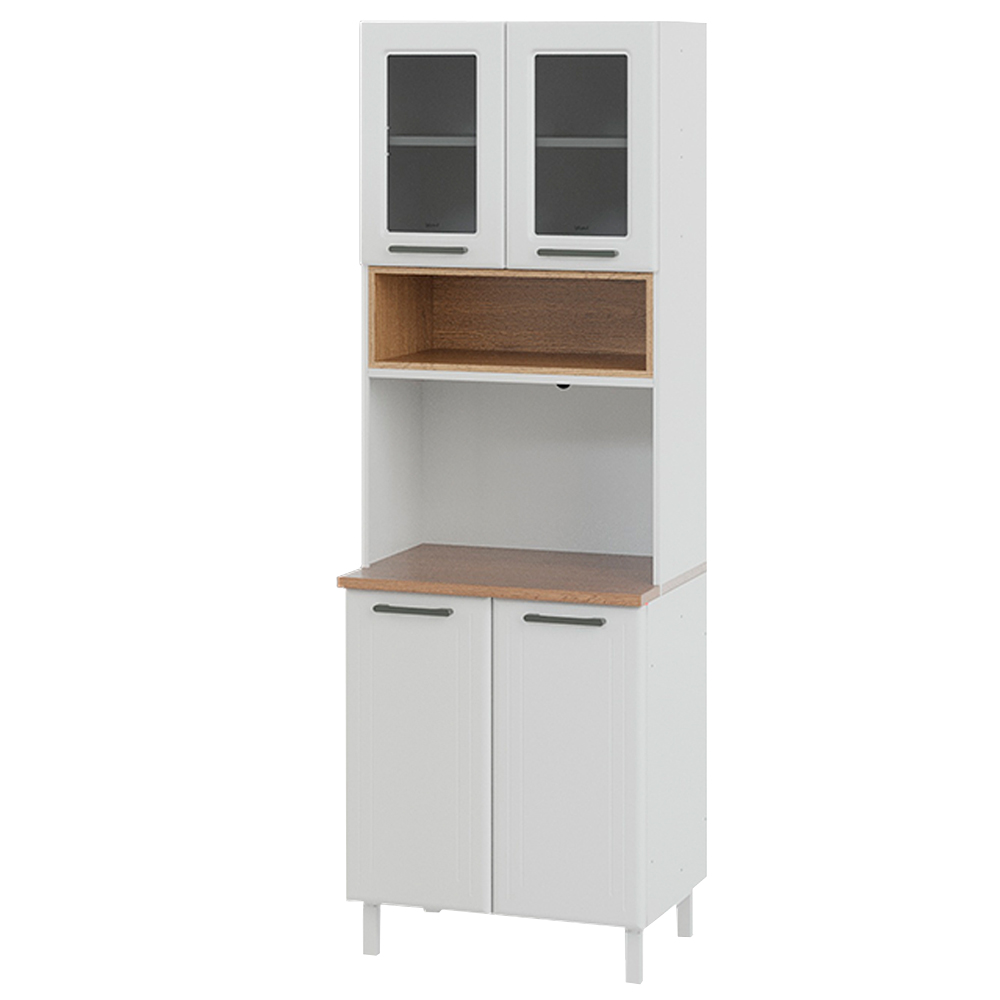 Paneleiro Telasul Liz Duplo Aço 70cm 4 Portas com Nicho