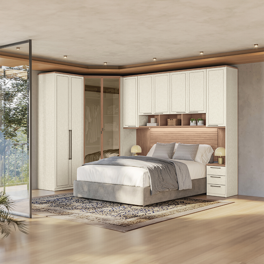Quarto Modular Santos Andira Doce Vida 6 Peças