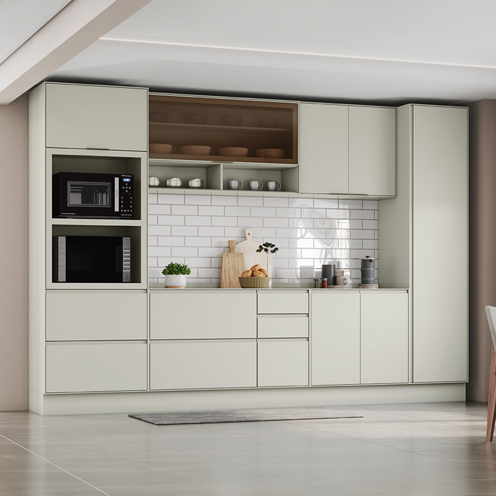 Cozinha Modulada Fineze Henn 6 Peças 10 Portas 4 Gavetas