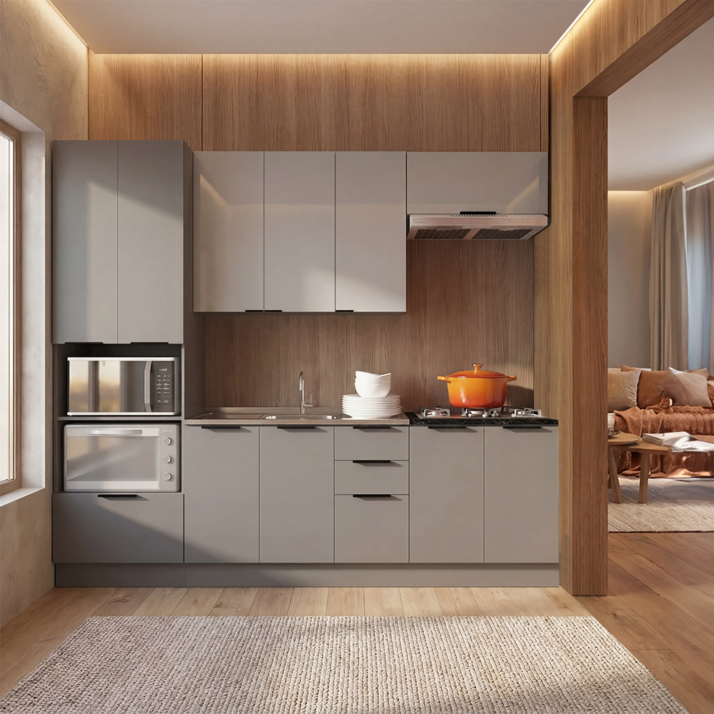 Cozinha Modulada 5 Peças Lumina Telasul com 10 Portas e 4 Gavetas