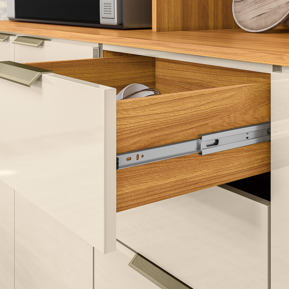 Cozinha Compacta 10 Portas 2 Gavetas Amora Demóbile — foto 6