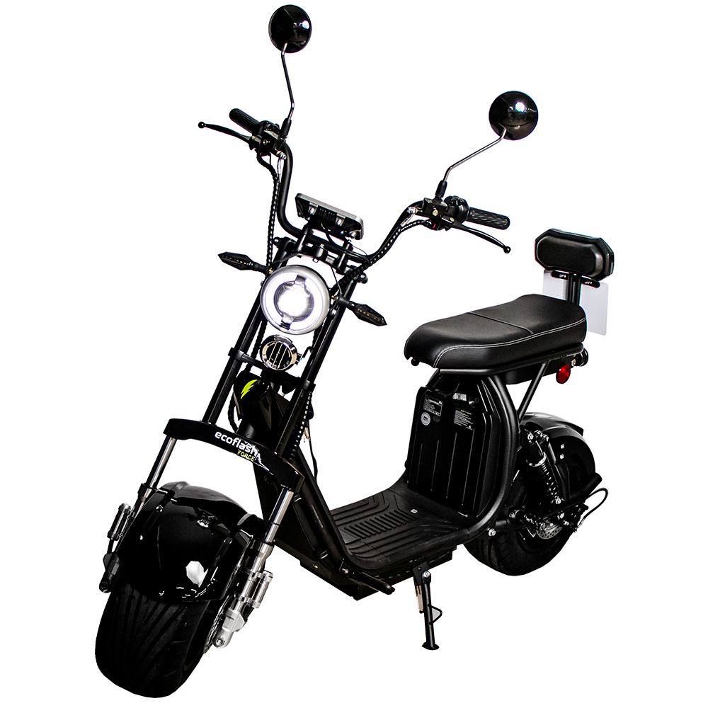 Scooter Elétrica EcoFlash Force 1000W Aro 10 com Freio a Disco Hidráulico