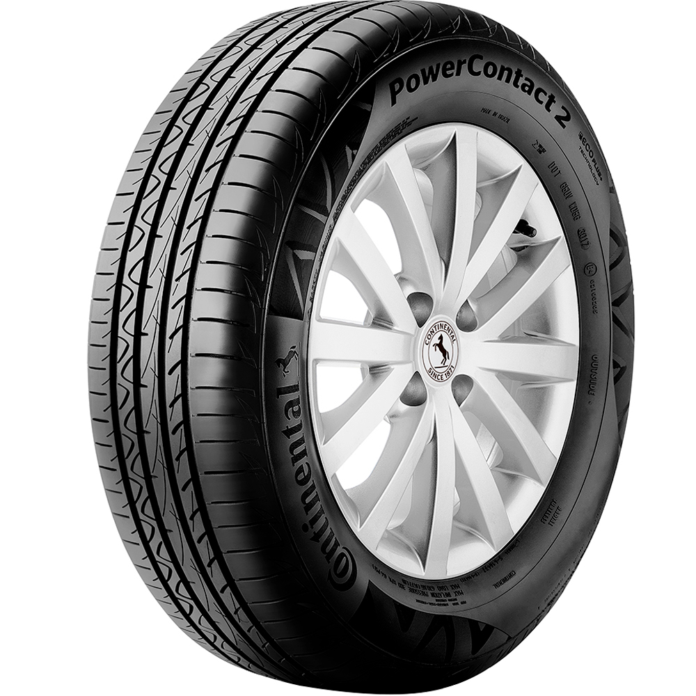 Pneu Continental PowerContact 2 195/55R16 Aro 16 87H Assimétrico Radial