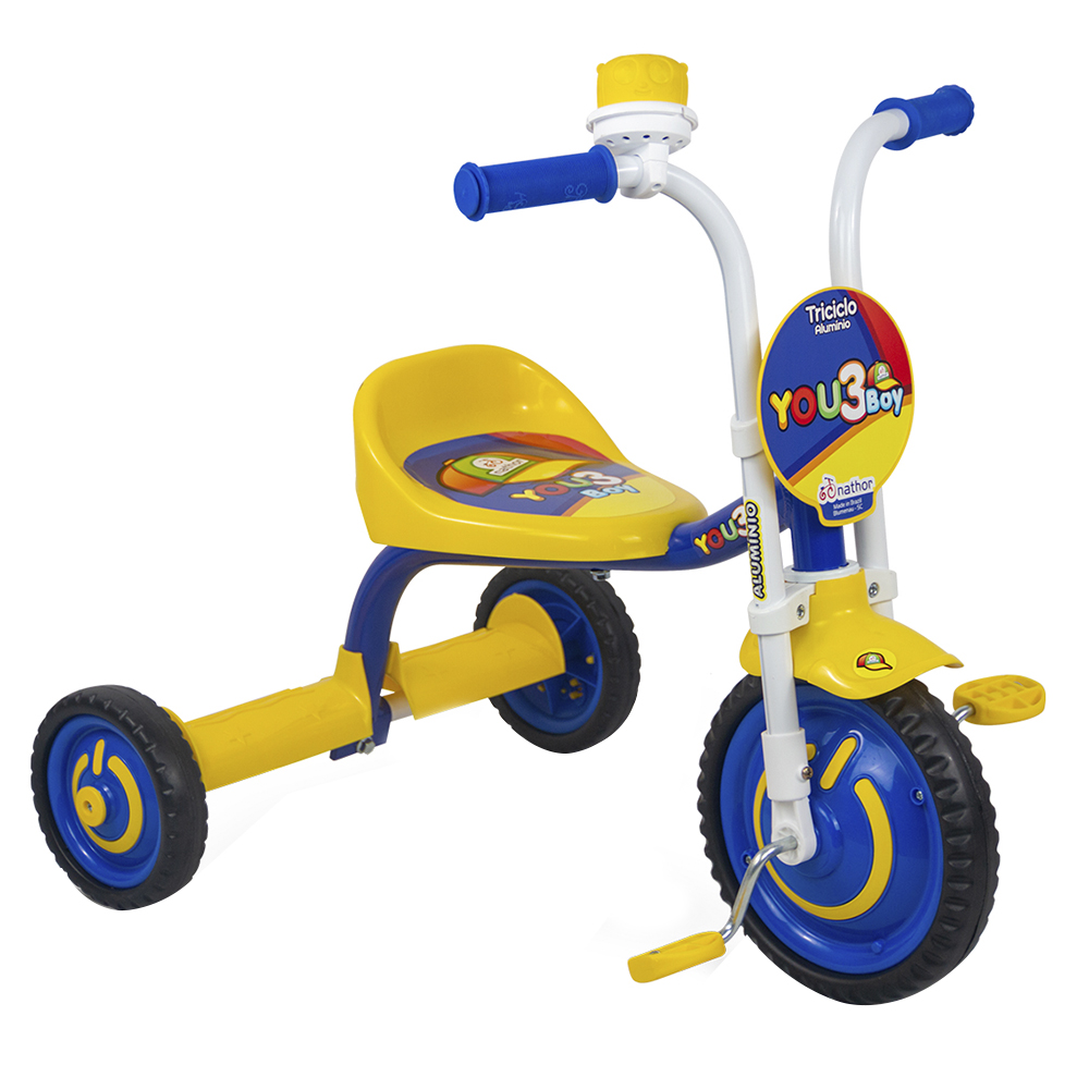 Triciclo Infantil Nathor You 3 Girl com Pedal - Rosa