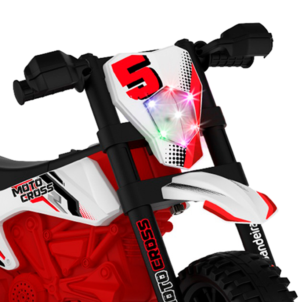 Moto Elétrica Infantil Bandeirante Cross 6V — foto 4