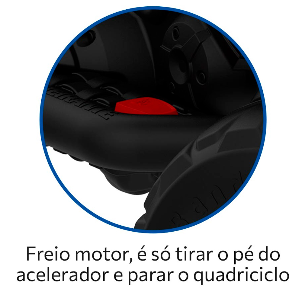 Quadriciclo Elétrico Infantil Bandeirante 2780 - 2 Velocidades — foto 7