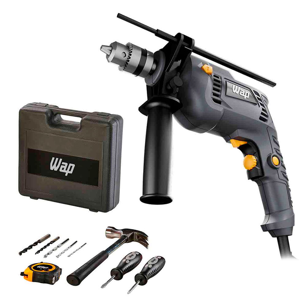 Furadeira e Parafusadeira de Impacto Wap WF 700K10 700W 3/8"
