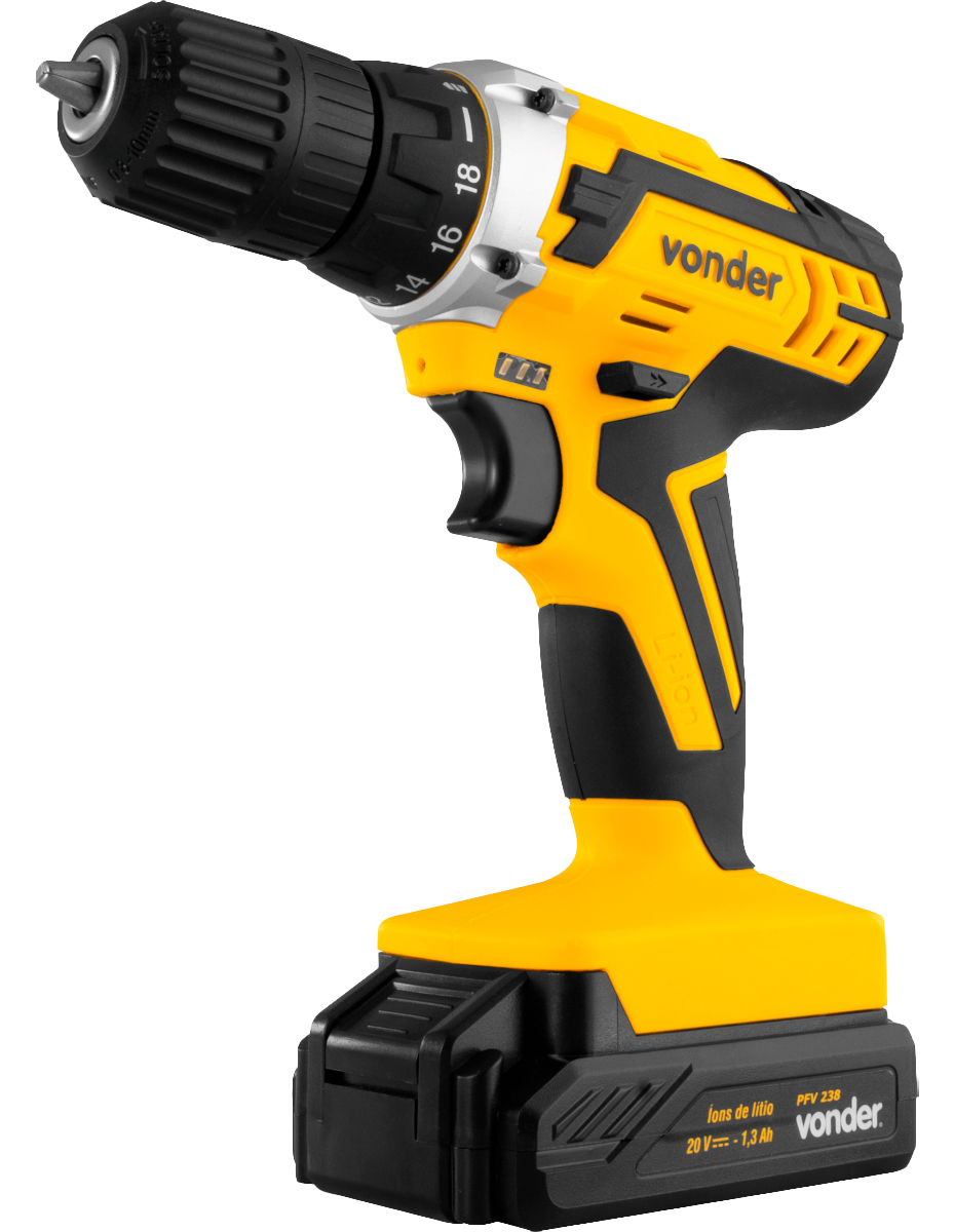 Furadeira Vonder PFV 238 Bateria 20V Bivolt — foto 3