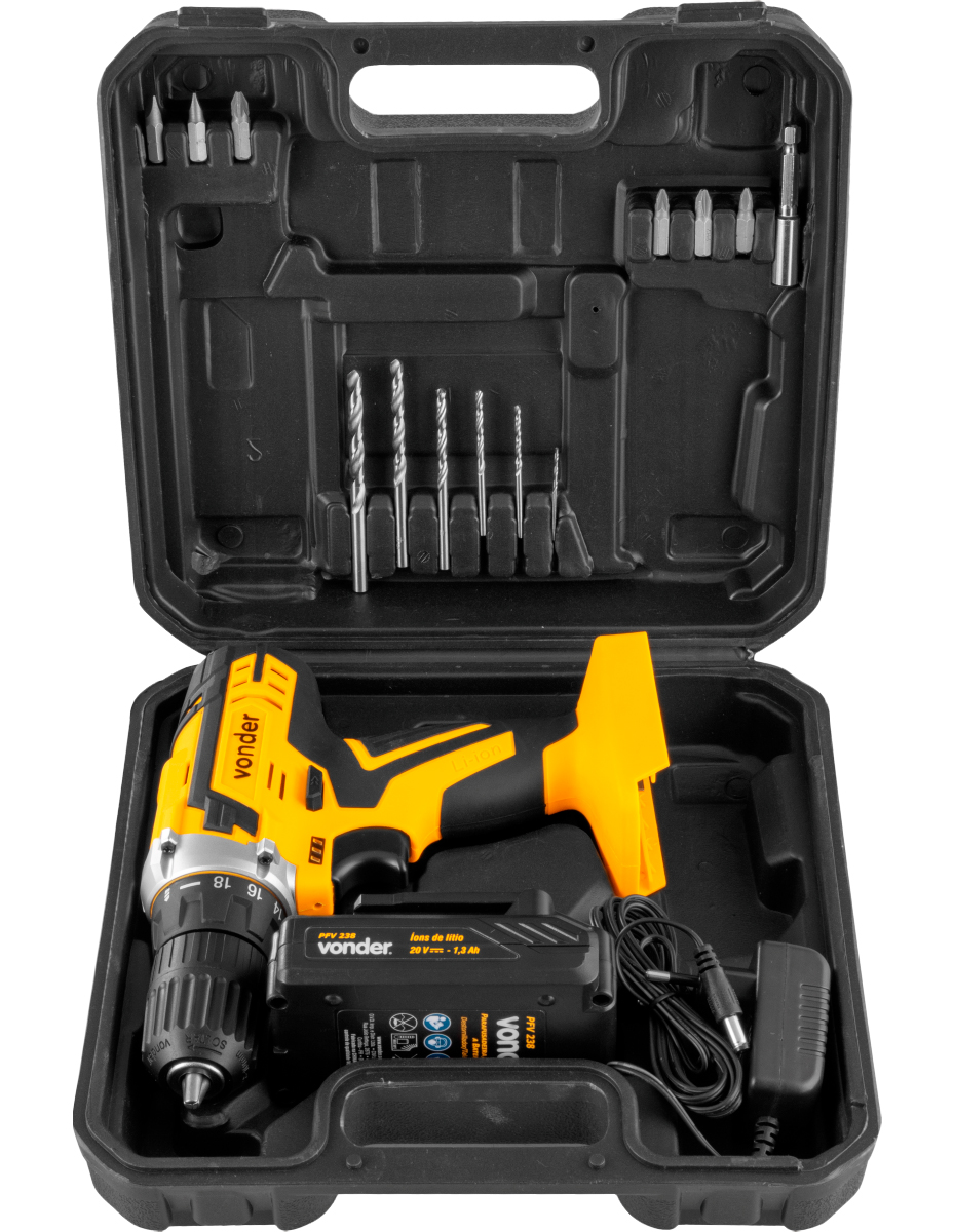 Furadeira Vonder PFV 238 Bateria 20V Bivolt — foto 4