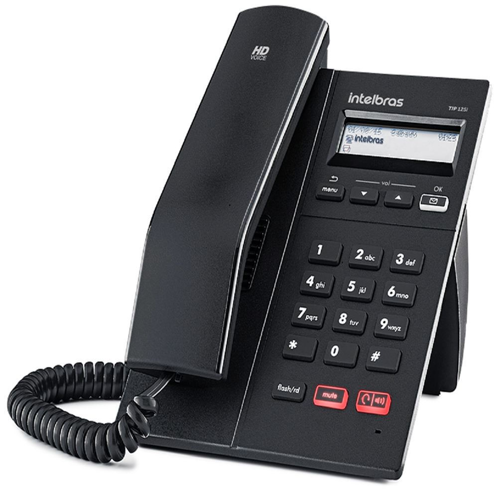 Telefone Intelbras TIP125i com Fio - Chamadas IP HD — foto 3