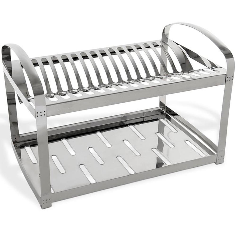Escorredor de Louças Brinox Suprema para 16 Pratos com Porta Talheres