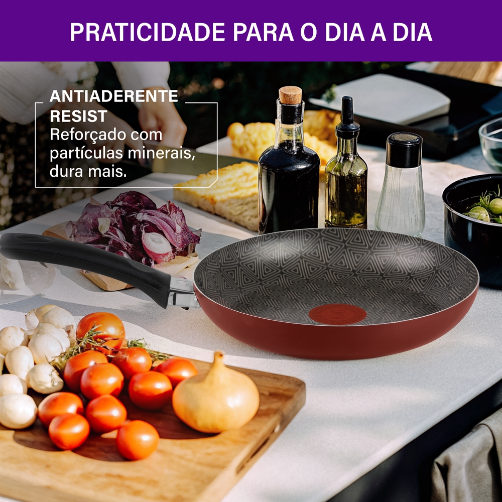 Frigideira Wok Rochedo Facilita 30 cm Antiaderente 1,5L — foto 7