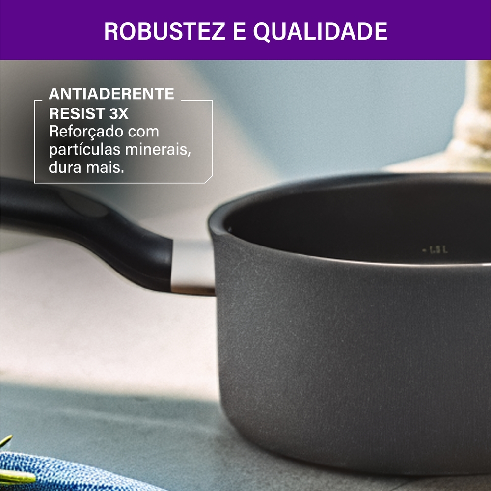 Panela Avulsa Rochedo Robusta 1,4L 16cm Antiaderente — foto 8