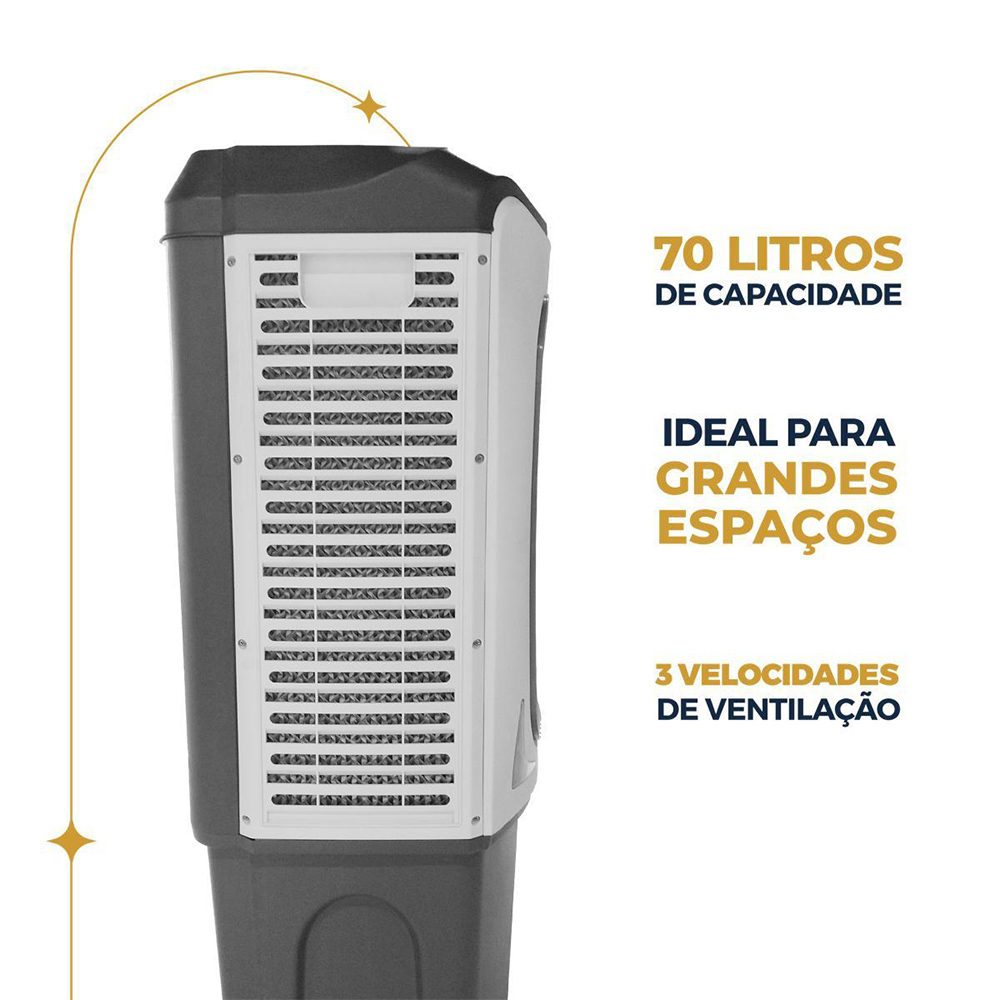 Climatizador de Ar Britânia BCL70 70L 3 Velocidades — foto 7