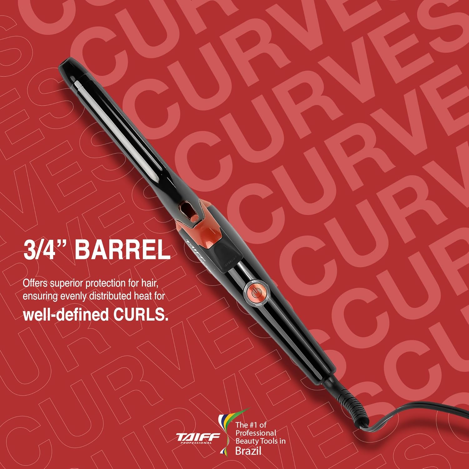 Modelador de Cachos Taiff 19mm Cerâmico 210°C — foto 2