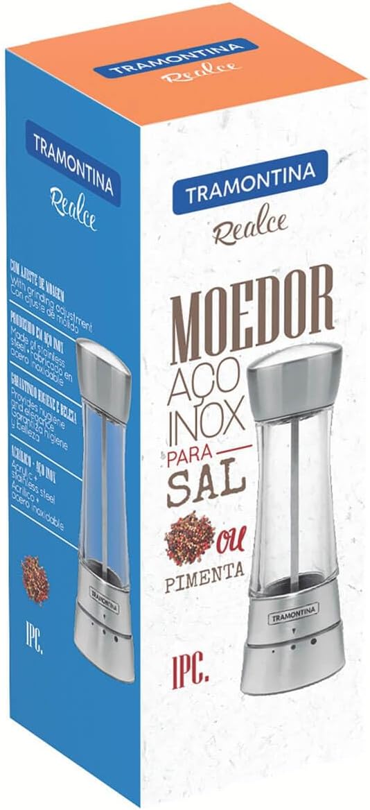Moedor de Sal e Pimenta Tramontina Aço Inox e Acrílico — foto 7