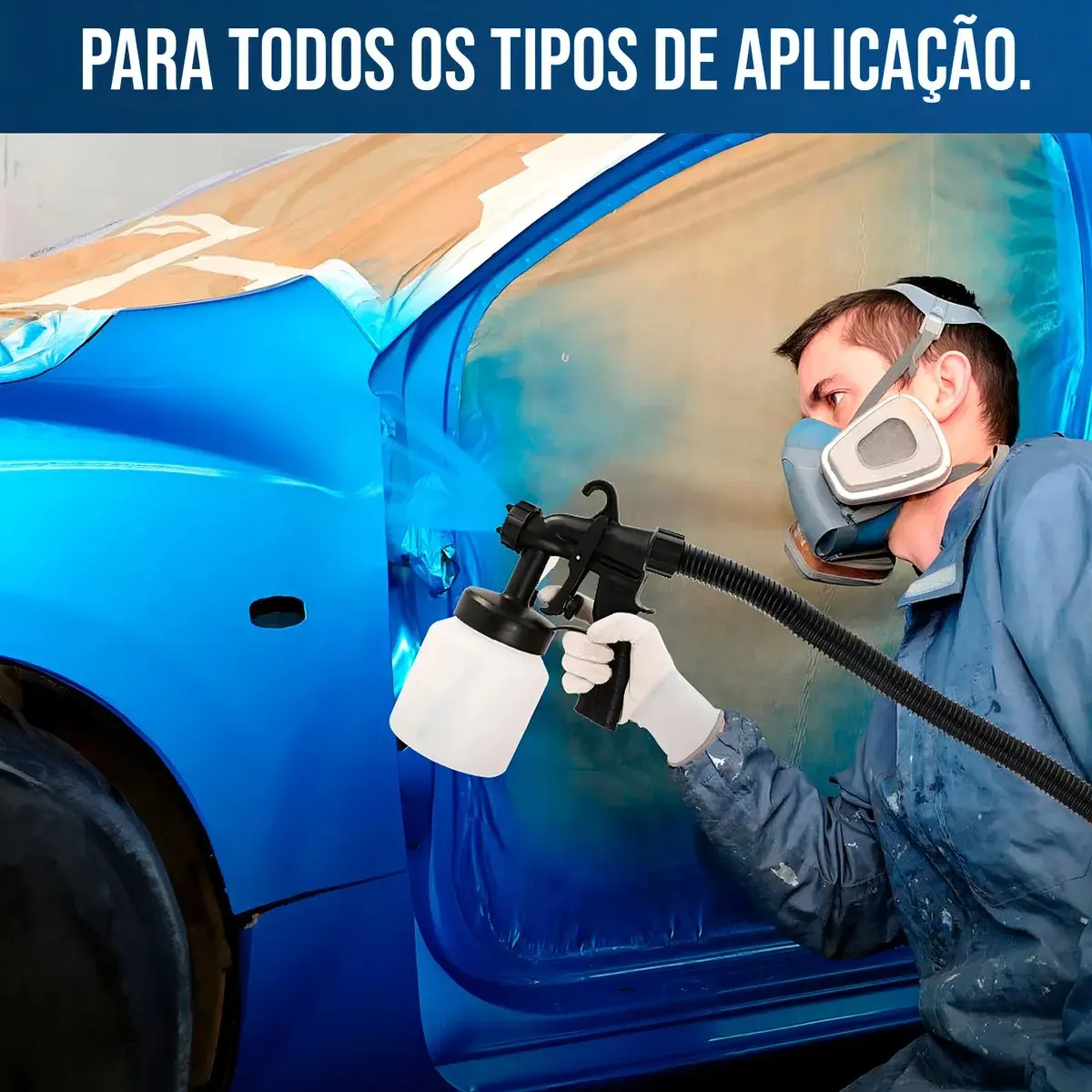 Pistola de Pintura Elétrica OzzyTools 650W Tanque 700mL — foto 4