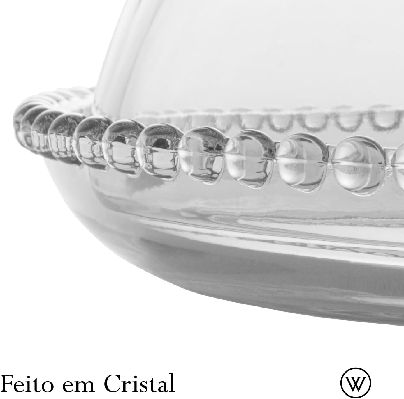 Queijeira Pearl Transparente - Design Sofisticado e Funcionalidade — foto 2