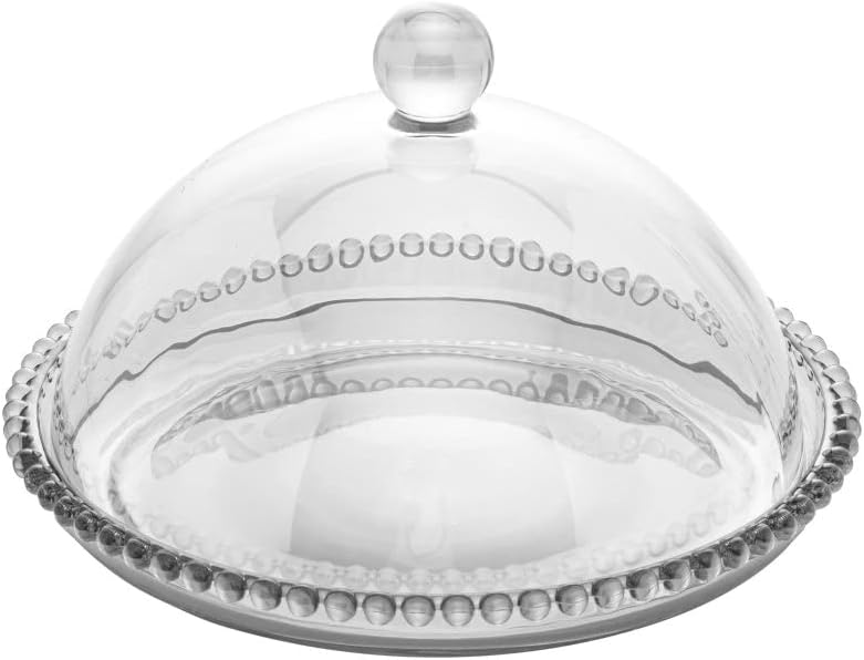 Queijeira Pearl Transparente - Design Sofisticado e Funcionalidade