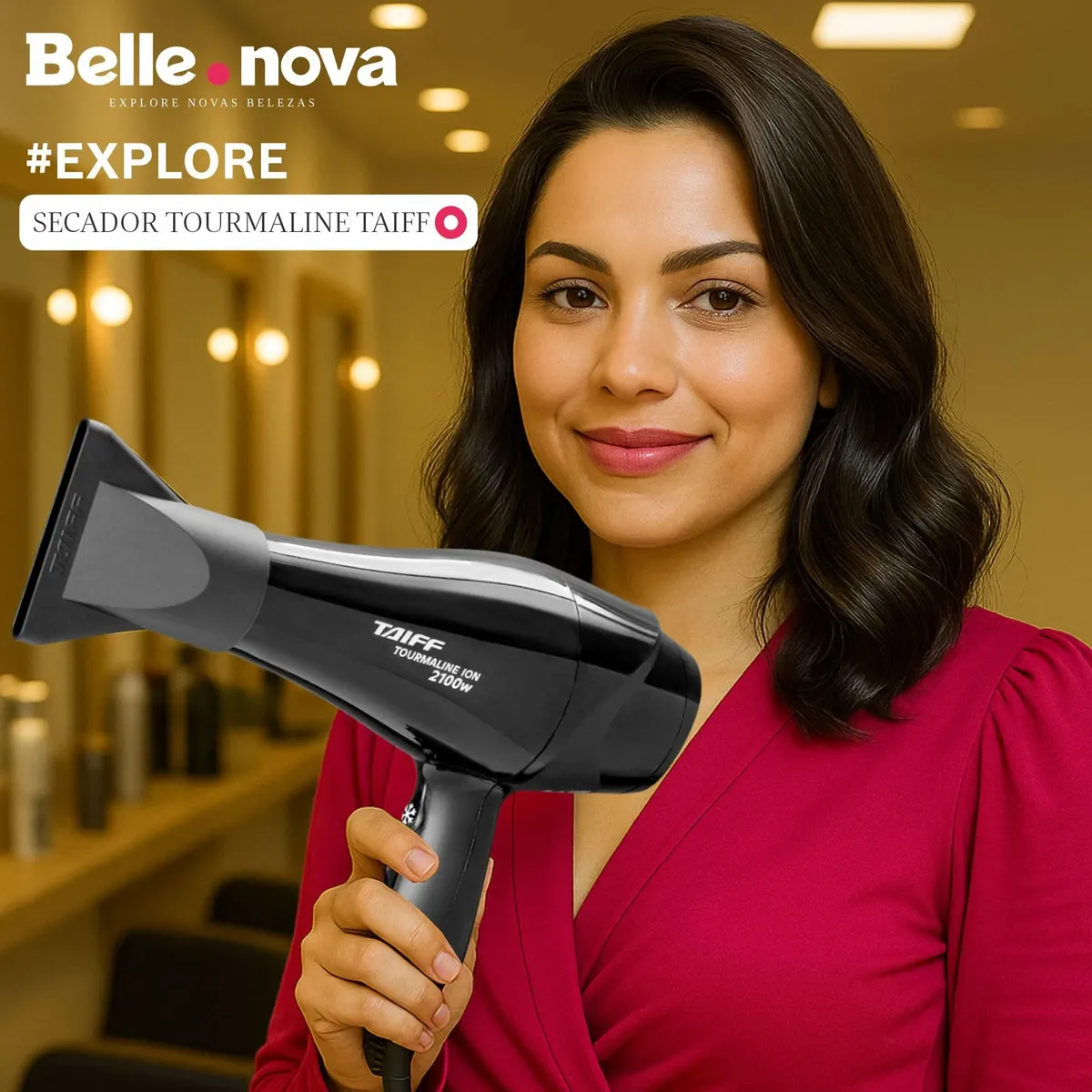 Secador de Cabelo Taiff Tourmaline 2100W — foto 2