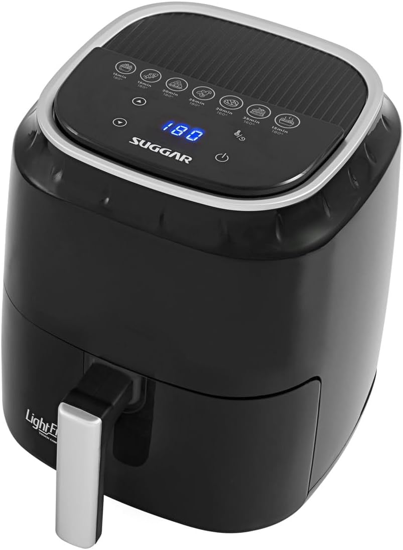 Fritadeira Suggar Light Fry Touch Control 4 Litros Preta 110V