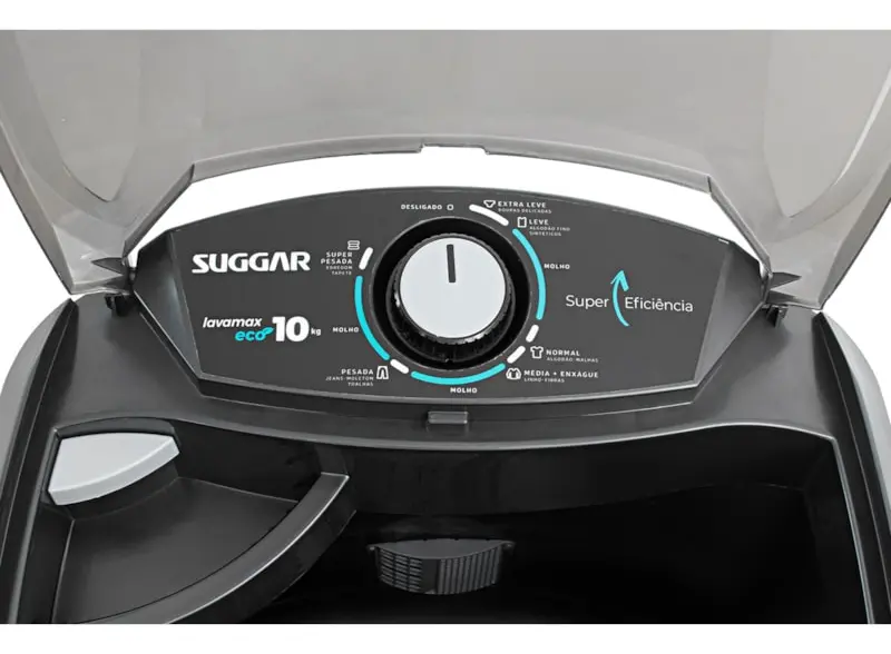 Tanquinho Suggar Lavamax Eco 10kg Preto - Bivolt 110V/220V — foto 4