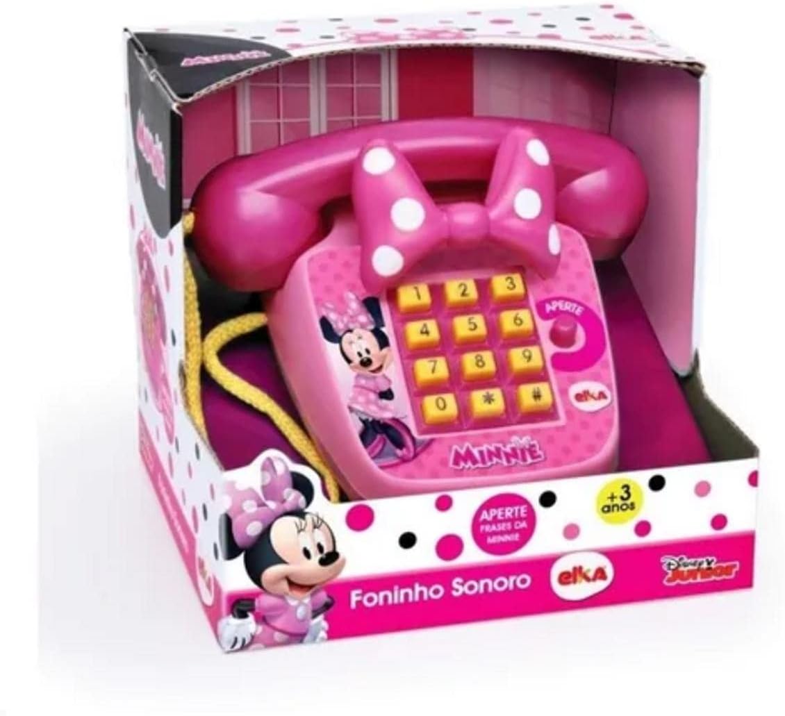 Telefone Sonoro Minnie - Brinquedo Interativo Disney — foto 2