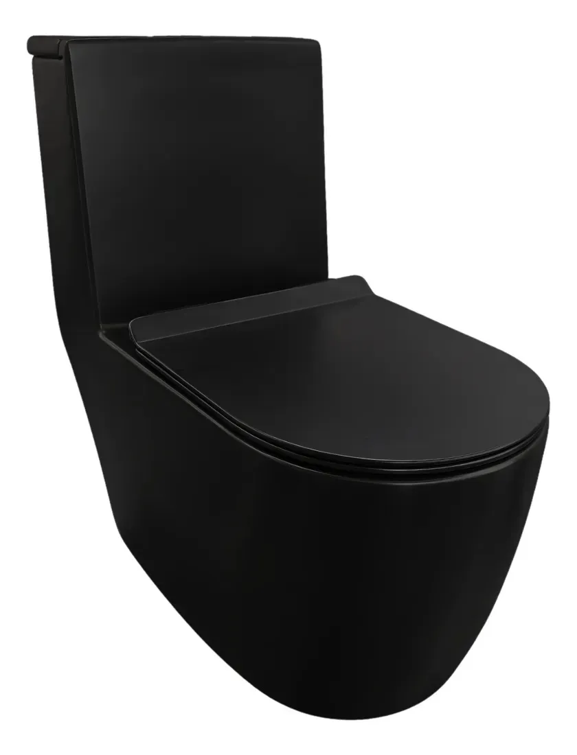 Vaso Sanitário Monobloco Stillus Home Budapeste Preto Fosco