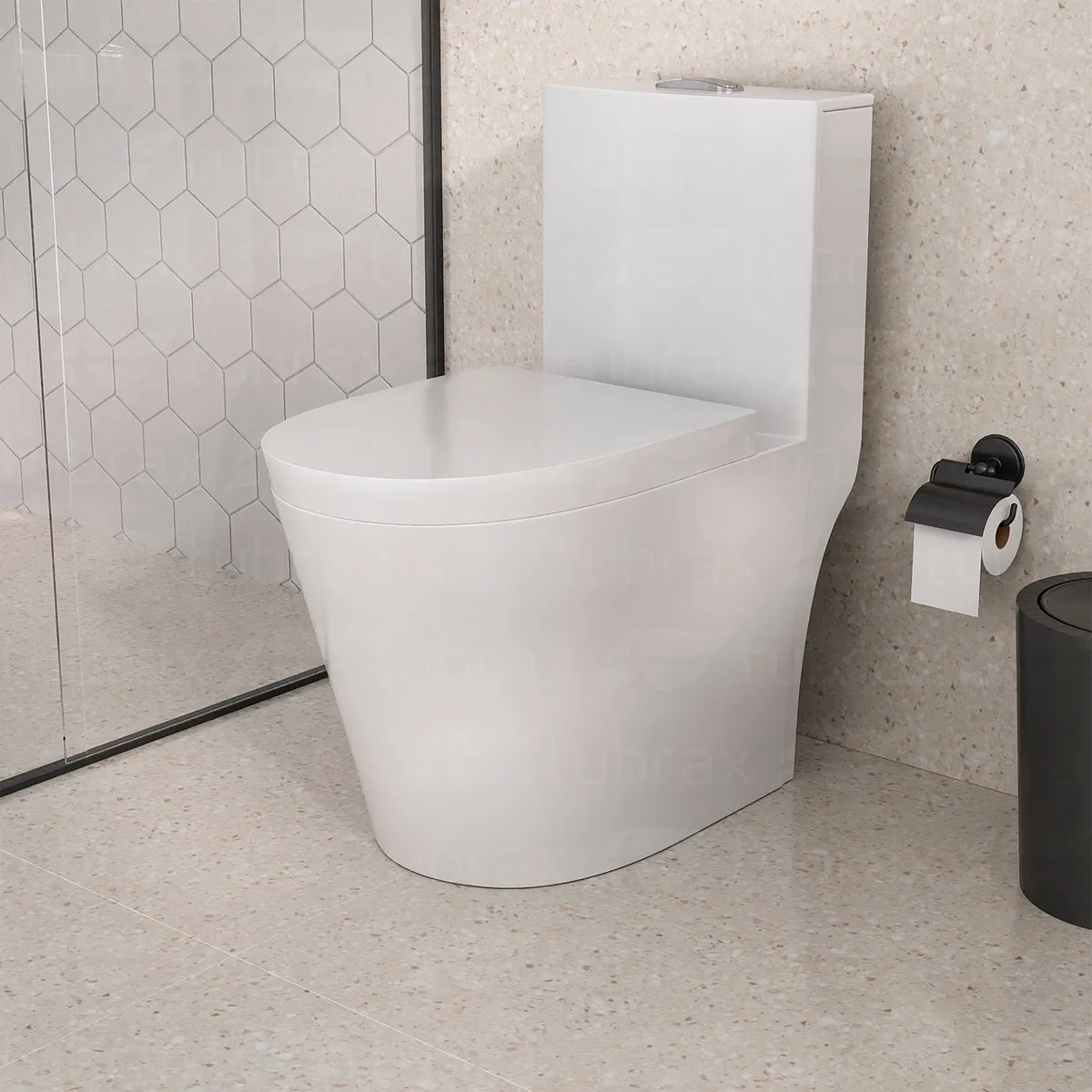 Vaso Sanitário Monobloco Tubrax Acies Completo - Branco — foto 2