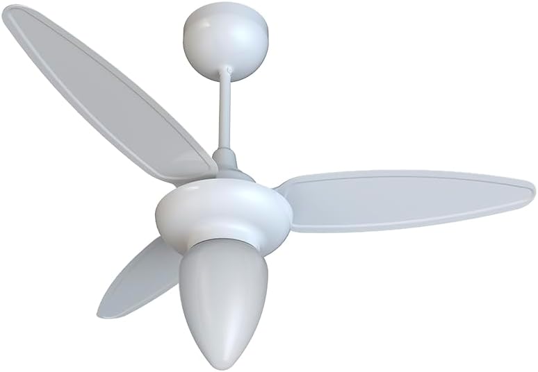 Ventisol Ventilador de Teto Wind Branco com Lustre e Controle Remoto