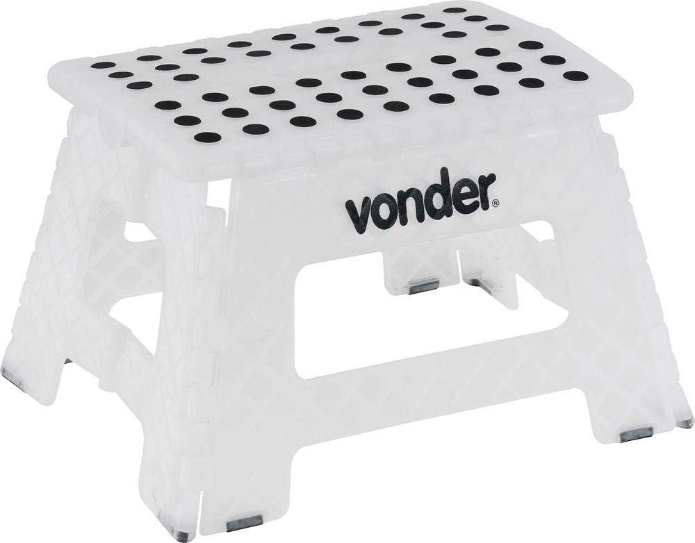 Vonder Banqueta Plástica Dobrável Branca 220 mm