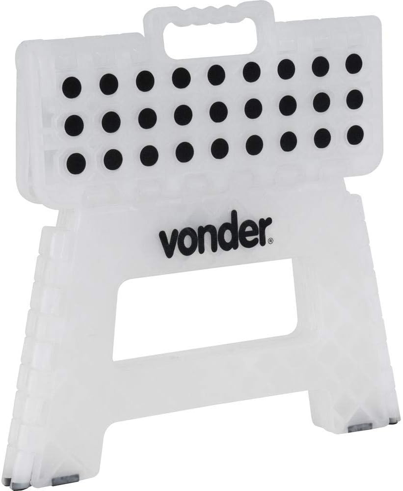 Vonder Banqueta Plástica Dobrável Branca 220 mm — foto 3