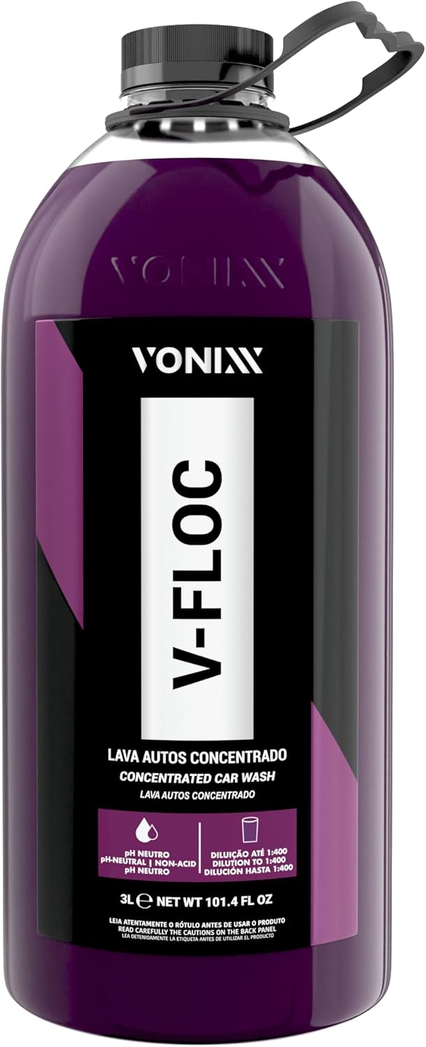 Vonixx Shampoo Automotivo Concentrado V-FLOC 3 Litros