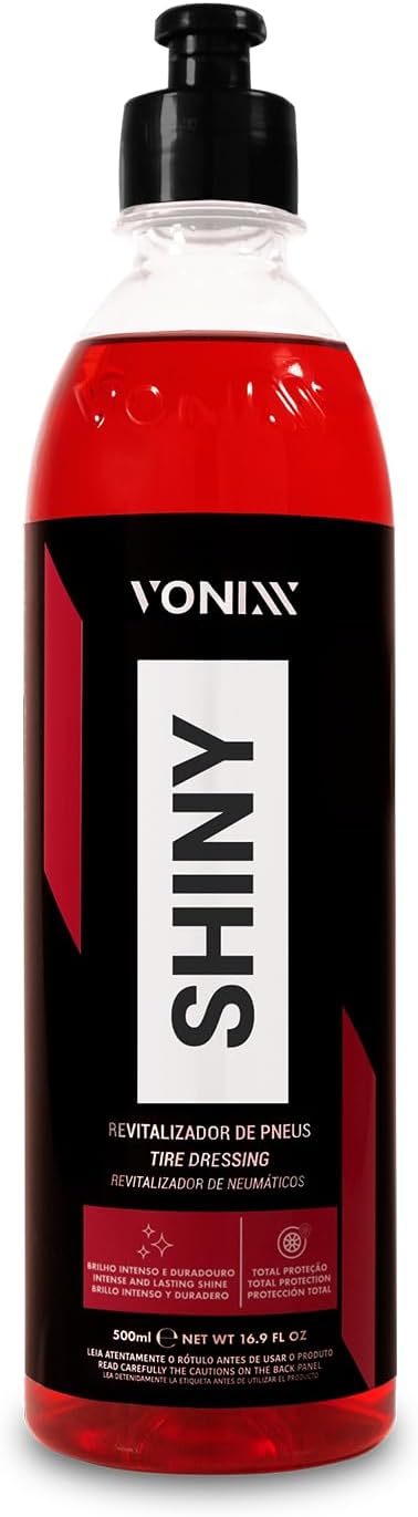 Vonixx Shiny 500ml - Brilho e Proteção para Pneus